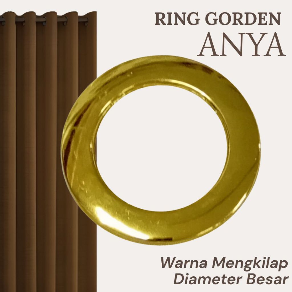 Ring Gorden Anya Double Cincin Smokering Kuat Tebal Premium