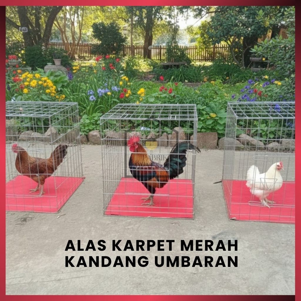 Alas Karpet Umbaran Kandang Kotak Dan Kandang Trapesium / Alas Kotoran Kandang Ayam bebek Umbaran Be