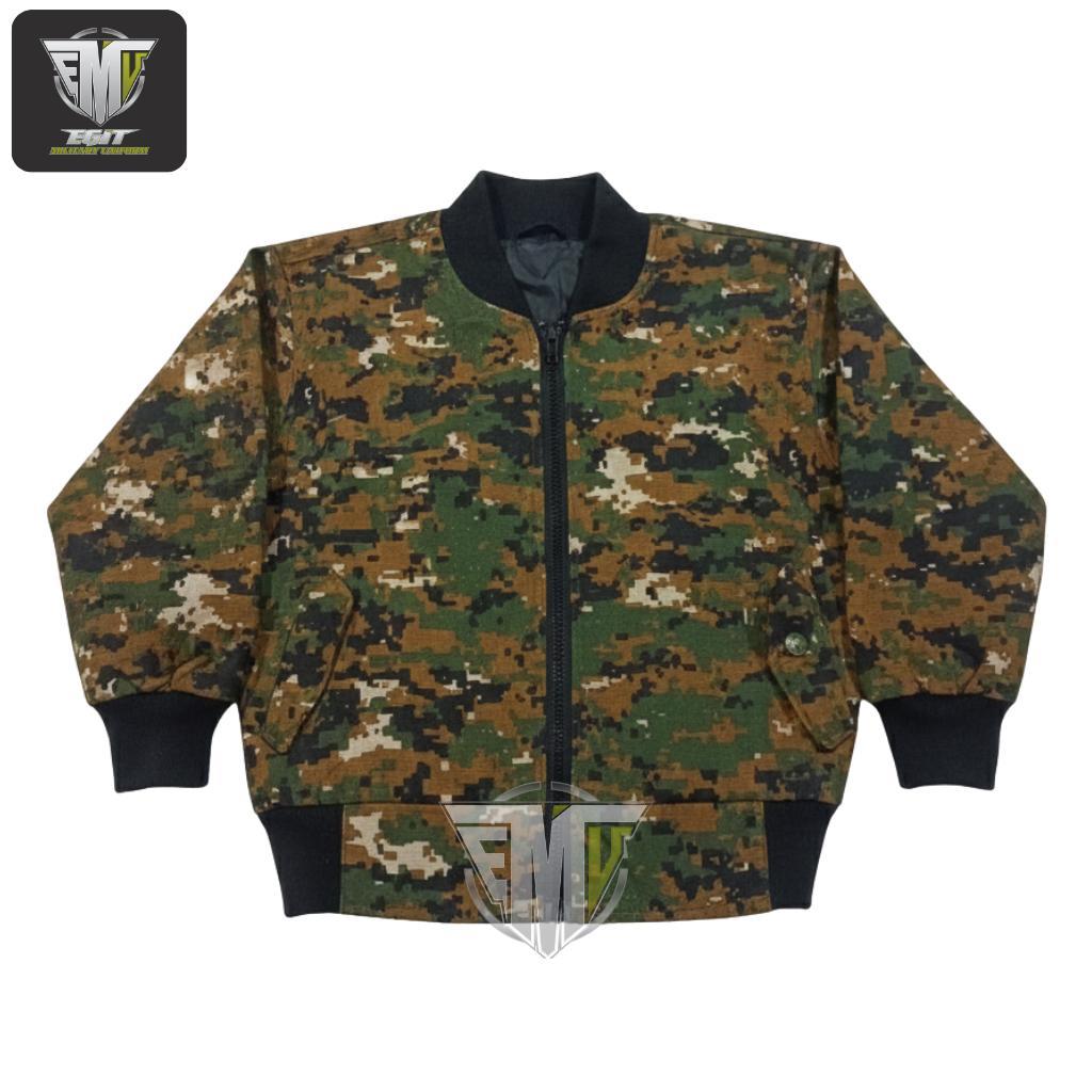 Jaket Anak Army jaket bomber anak loreng jaket loreng anak