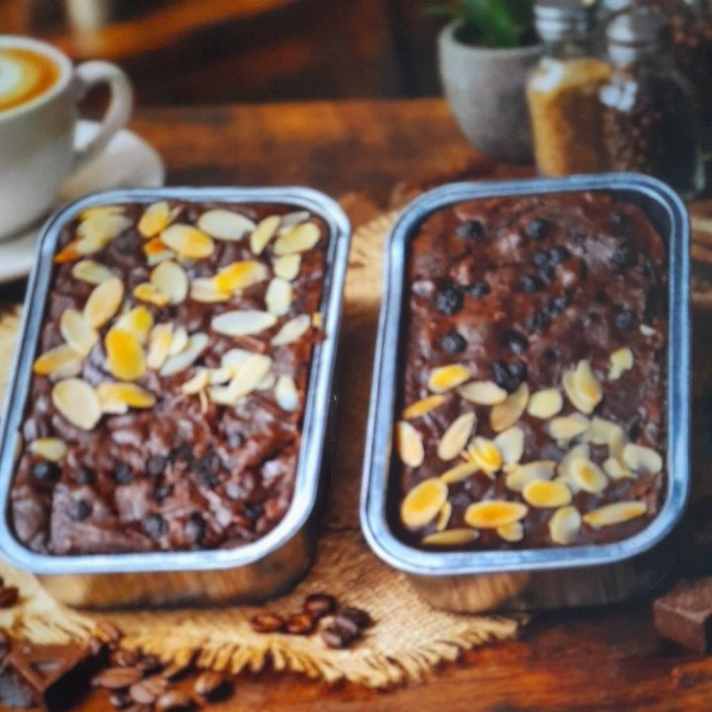 Brownies Panggang Original Fudgy - Lembut, Gurih, nyoklat dan Tahan Lama