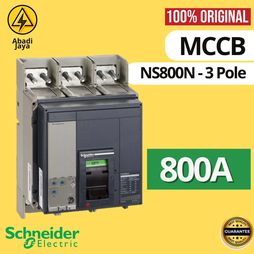 SCHNEIDER MCCB NS800N NS800 NS 800 3P 800A 33466 50KA ORI manual
