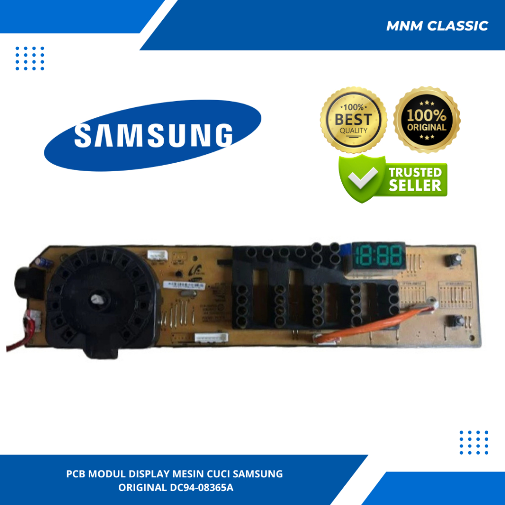 PCB MODUL DISPLAY MESIN CUCI SAMSUNG WW70J42G0KW ORIGINAL DC94-08365A