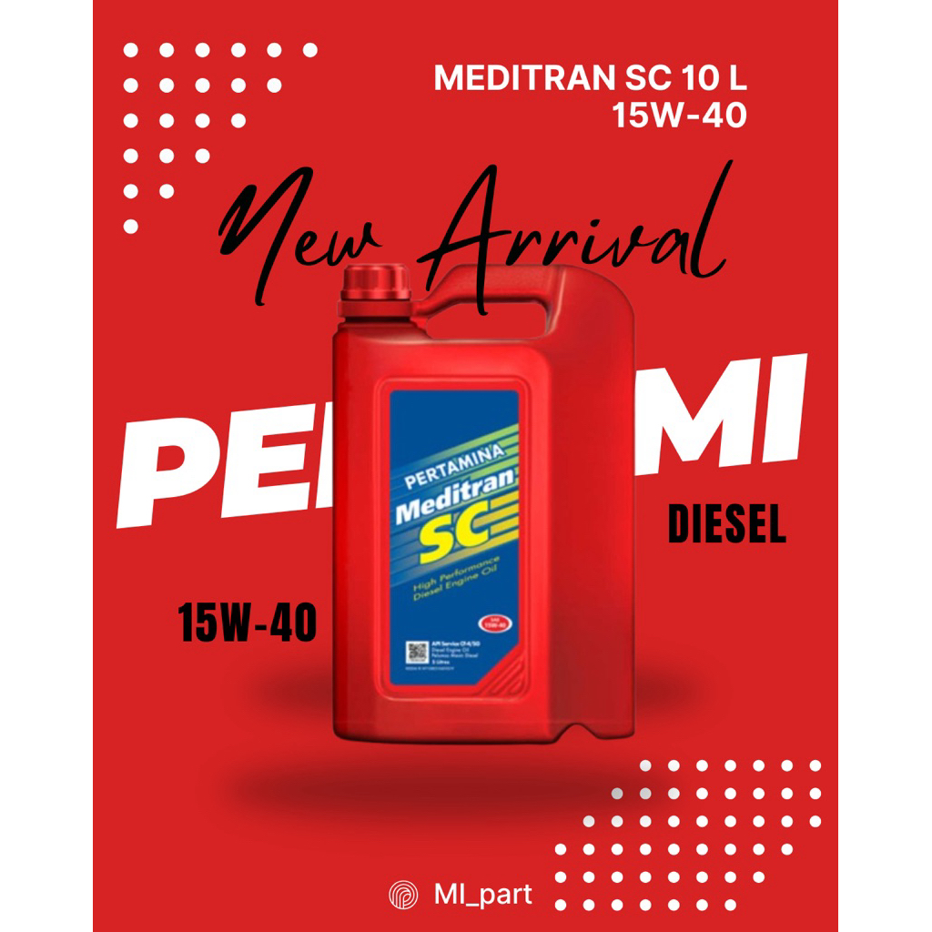 Oli Meditran SC 10 Liter Pertamina Original