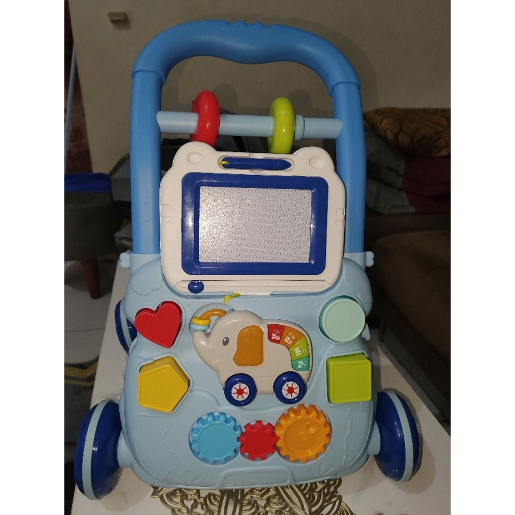 preloved push Walker,dorongan bayi untuk belajar jalan, sugar baby