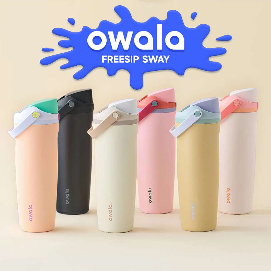 Owala 30oz Sway Tumbler in Muted Colors | Sleek Office Hydration, Leakproof for Commute & Desk