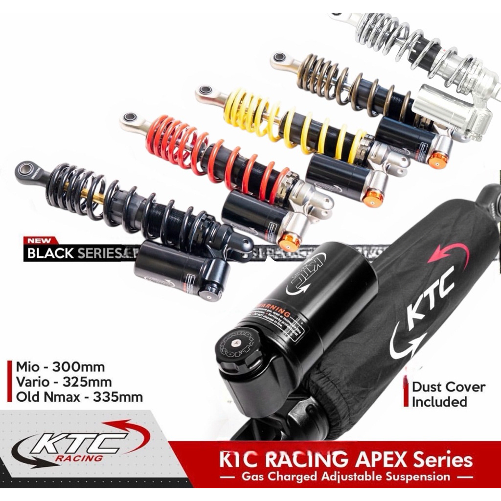 SHOCK KTC RACING APEX 300 MM BEAT , MIO , SCOOPY OLD