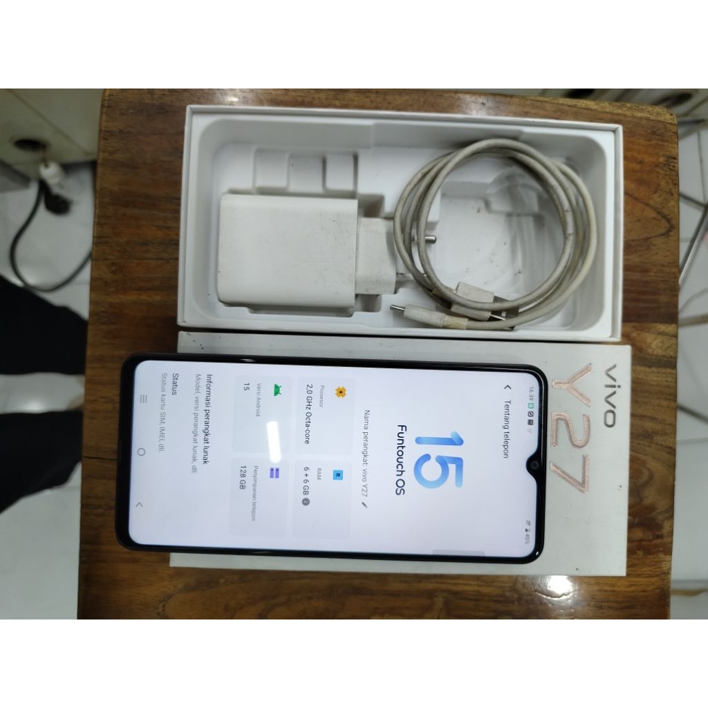 second vivo y27 6/128