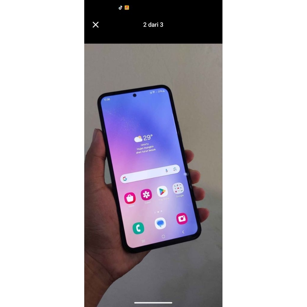 lcd samsung a54 lengkap sama besel tinggal naik mesin