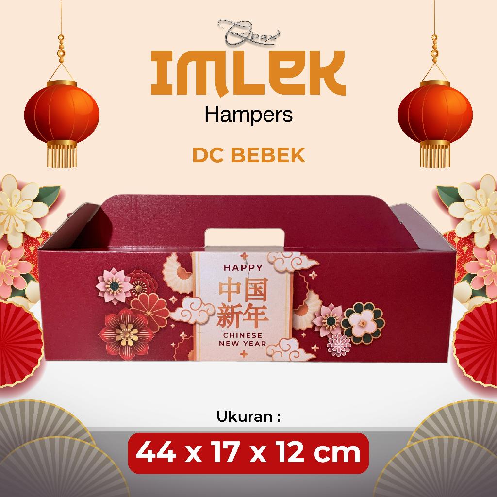 Box Kardus Makanan Uk 44x17x12cm Tempat Kotak Bebek Panggang Peking Imlek C/Dus DC Bebek Chinese New
