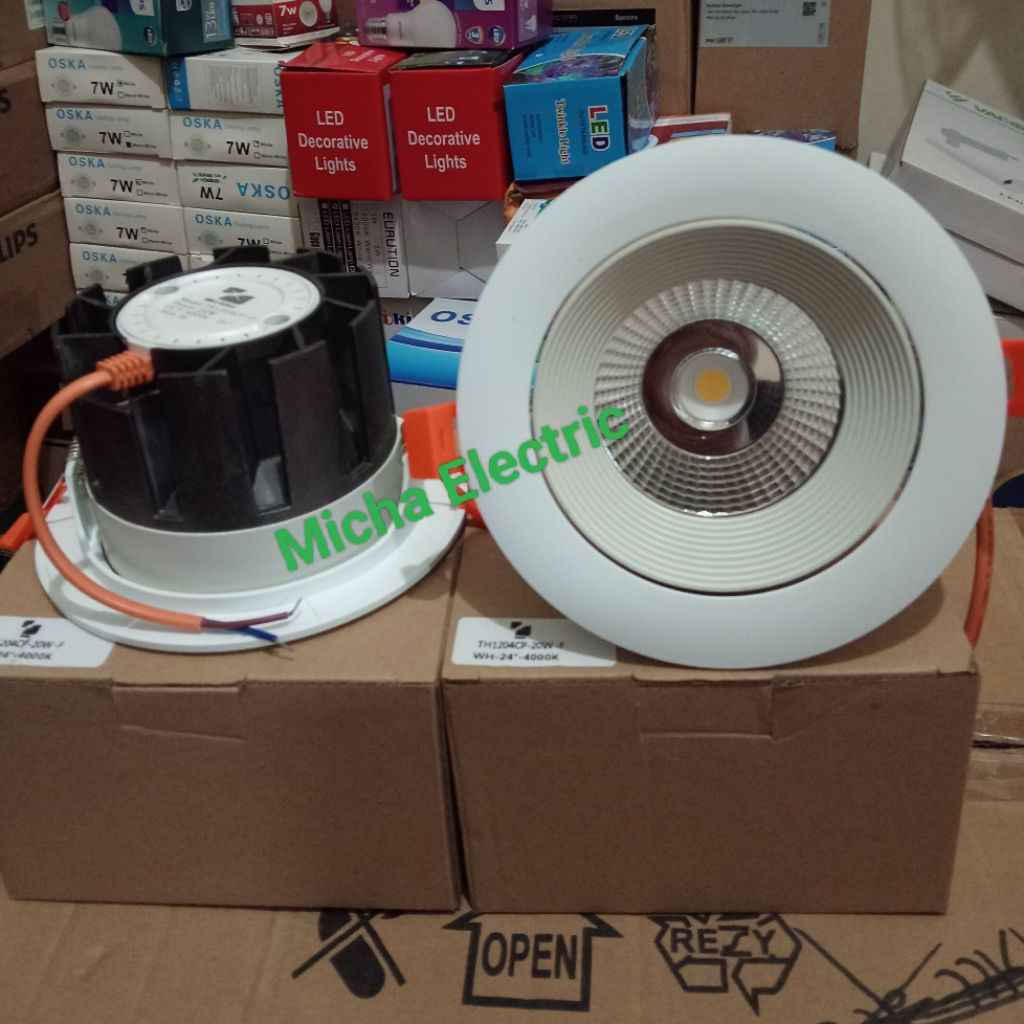 Welite LED Sorot Spotlight COB 20W 4000K Inbow/ Downlight Spot LED 20 Watt 4000K Inbow