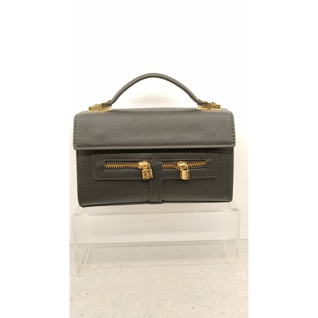 Everbest EVB Felista Sling Bag Wanita Black & Light Pink