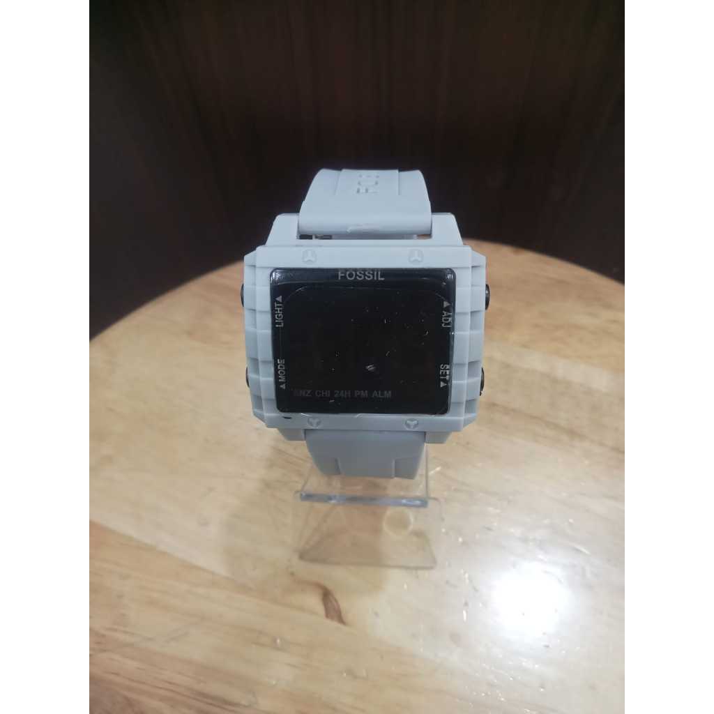 Jam Tangan Wanita Digital Tali Karet