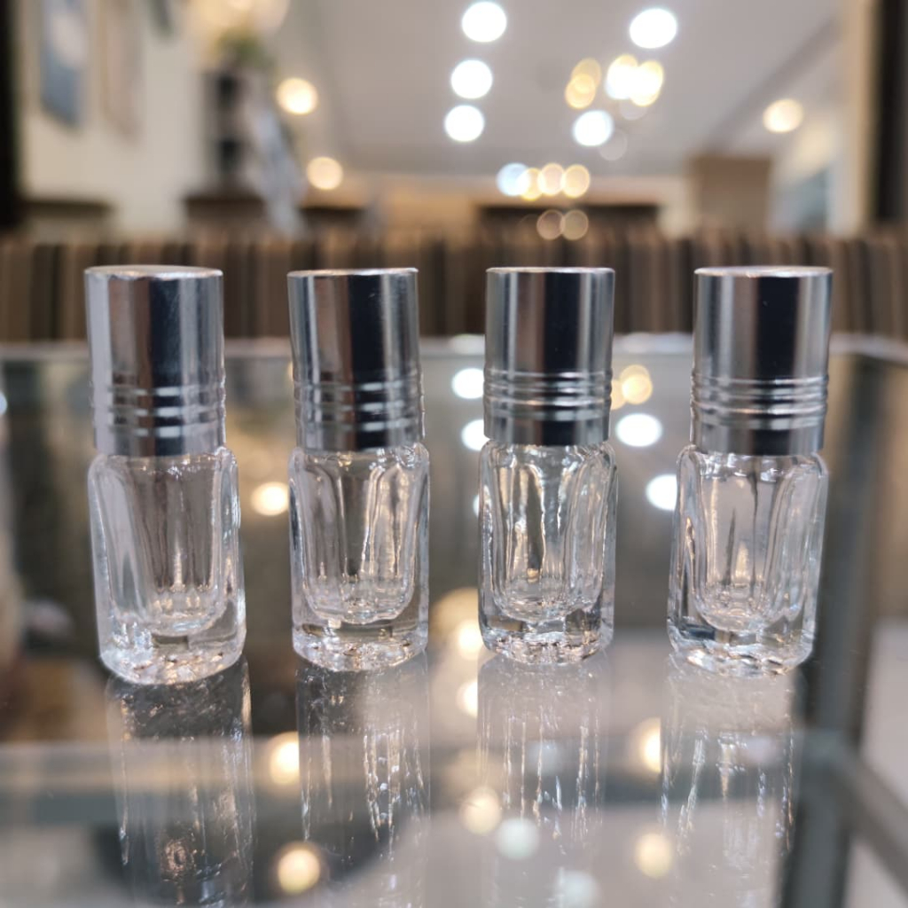 [ Botol ] TOLA REHAB 3 ML | Botol parfum kosong roll on tutup ulir ( lusin )