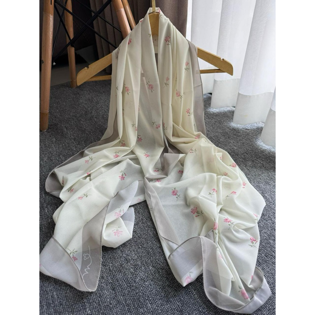 HIJAB PASHMINA MOTIF MALAY OOTD HIJAB