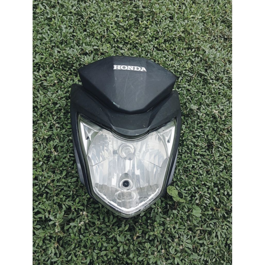 Head lamp Honda verza 150 set reflektor lampu original copotan