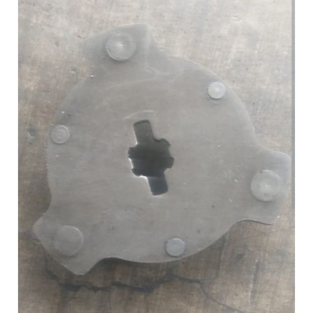 plat kampas ganda suzuki rc tornado cristal