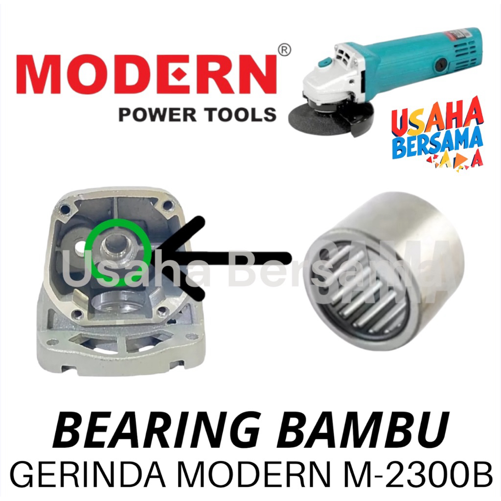 Bearing Bambu Kepala Mesin Gerinda Tangan Modern M2300B Laher Laker Lahar Bambu Gerinda M2300 2300 2