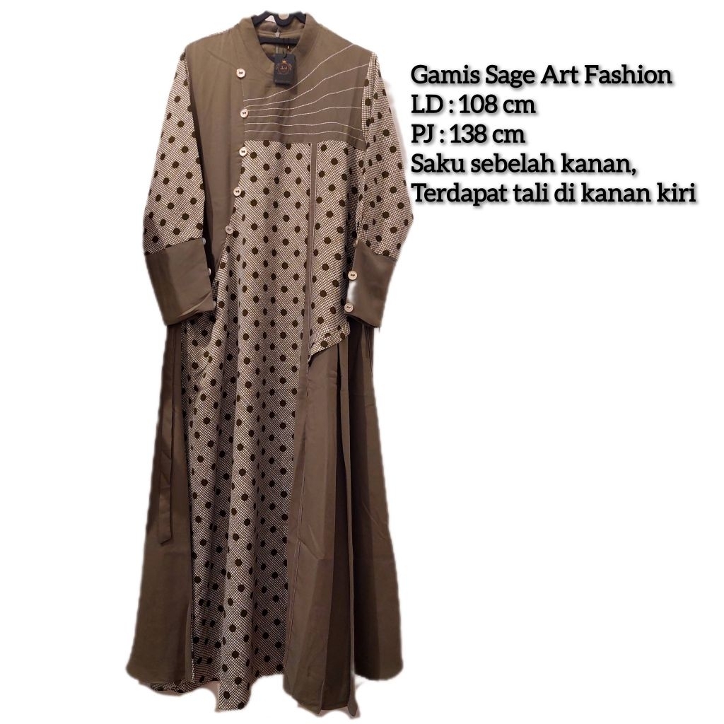 Gamis Sage Art Fashion