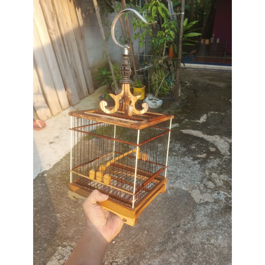 sangkar cungkok 19x19 mentahan full fiber