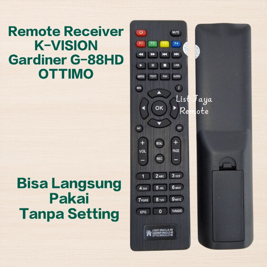 Remote Untuk Receiver Gardiner G-88 OTTIMO