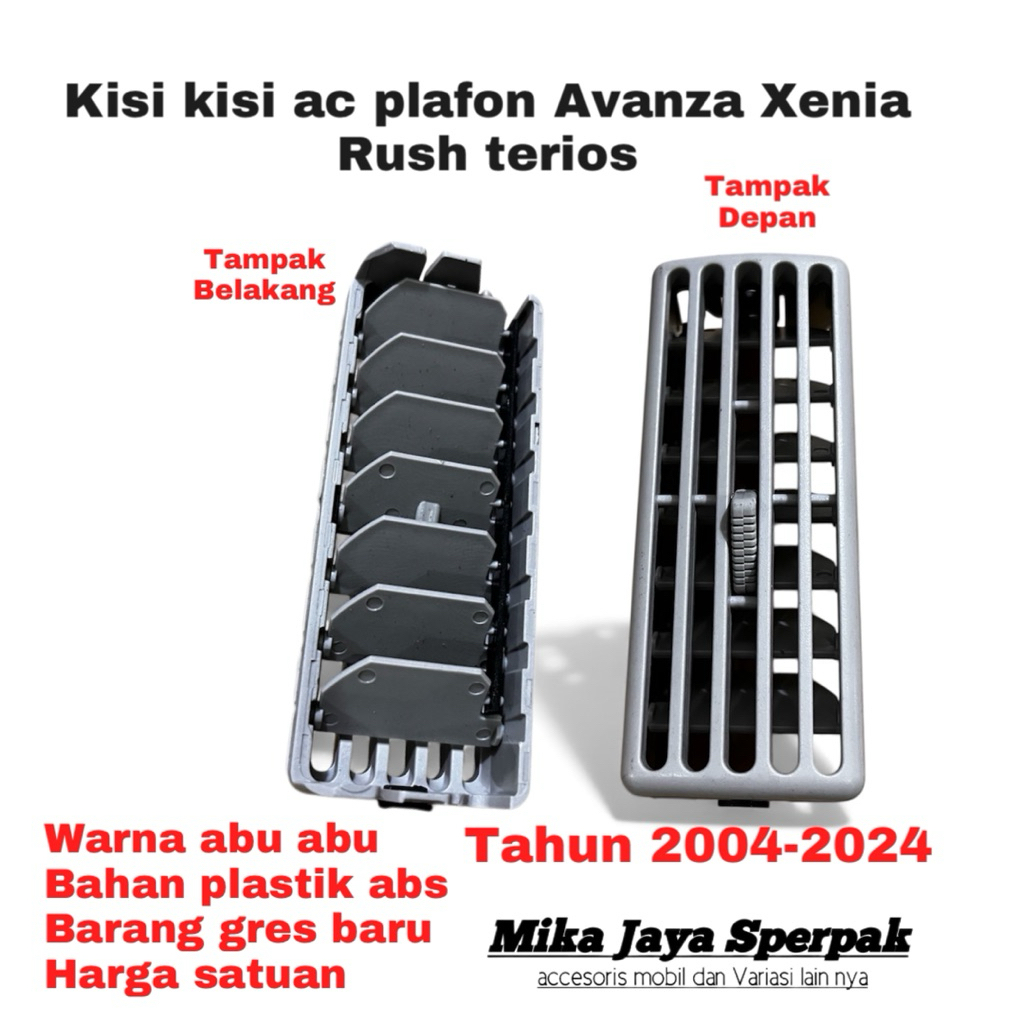 kisi kisi ac plafon blawer Avanza Xenia Rush terios thn 2005-2024