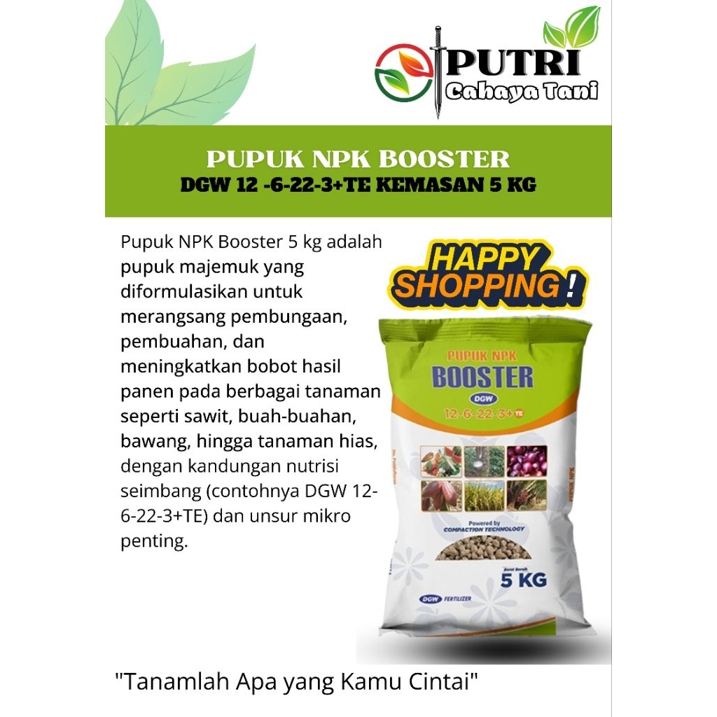 PUPUK NPK BOOSTER 5 KG DGW