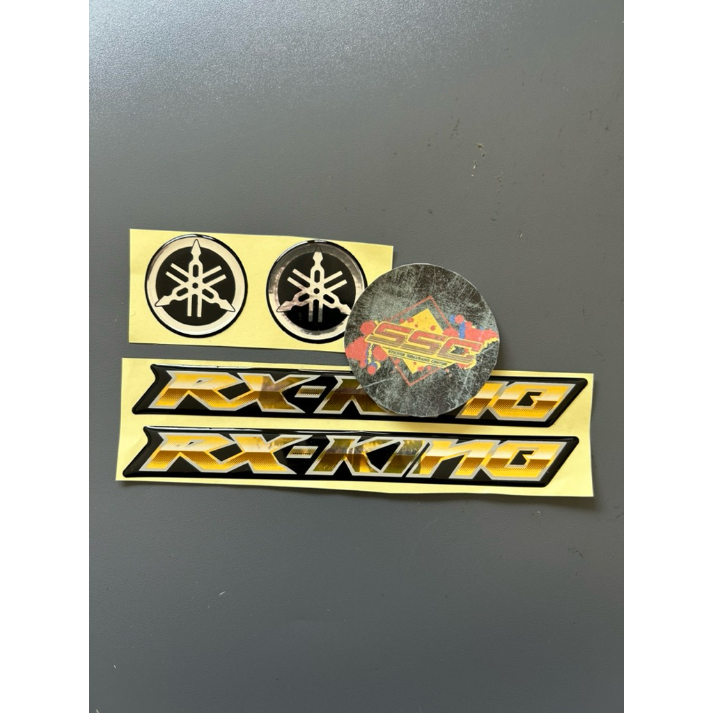 EMBLEM RX KING RESIN 2007 2008 2009 KUNING