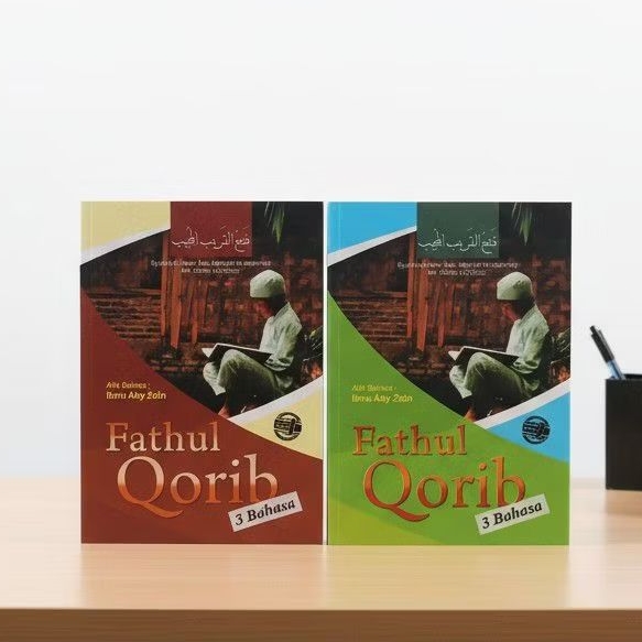 FATHUL QORIB SAKU / Terjemah fathul qorib 3 bahasa 2 jilid / Fathul qorib makna pegon / buku pesantr