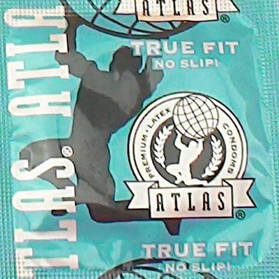 ATLAS 49mm True Fit Snugger Condoms #impor ecer grosir small kondom