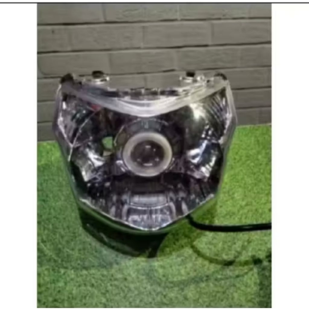 KEDOK REFLEKTOR Lampu Depan Vega ZR Plus Proji Sudah Terpasang