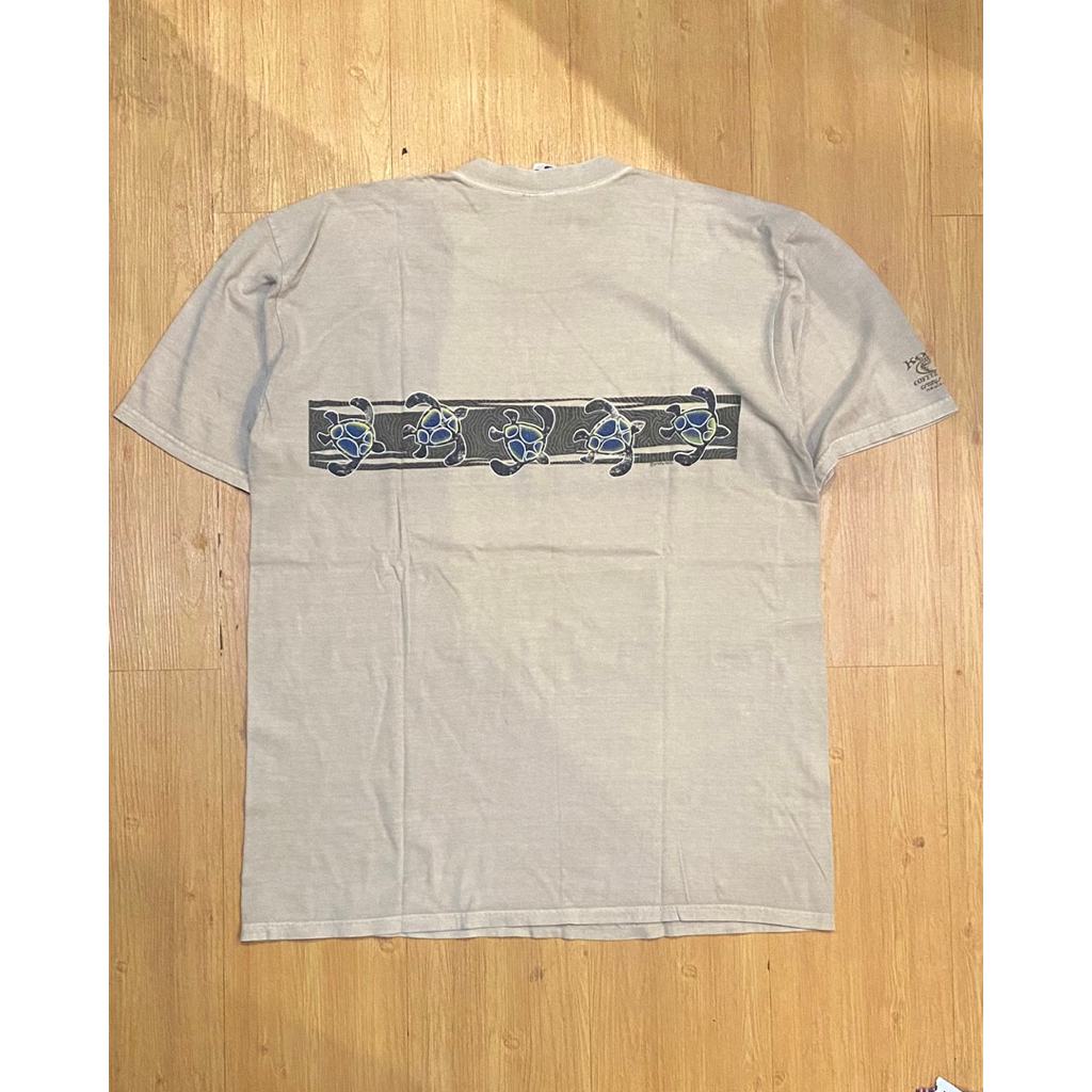 kaos Vintage czary Shirts Habitat turtles kura kura ninja 90s hawaii ‘64 usa second bekas
