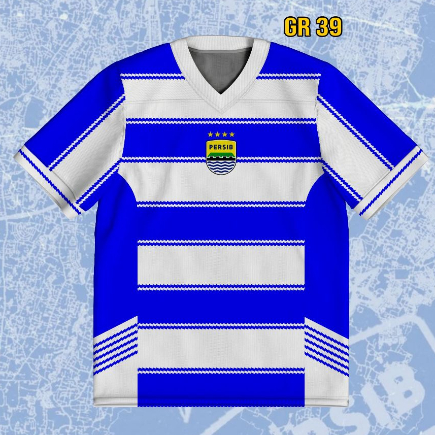 Jersey Oversize Persib Line Horizontal Sportswear Special Edition | Jersey Bola GR-39