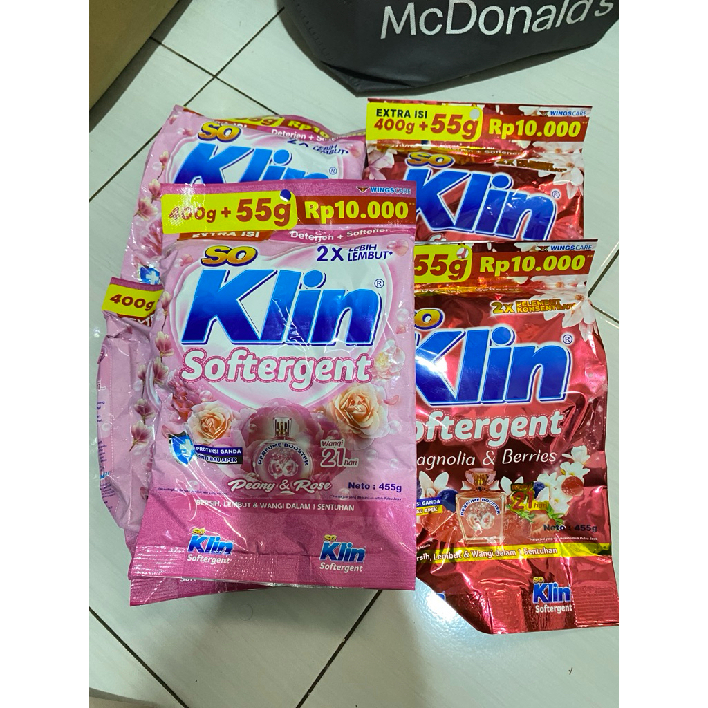 So Klin Detergent Bubuk/So Klin Softergent