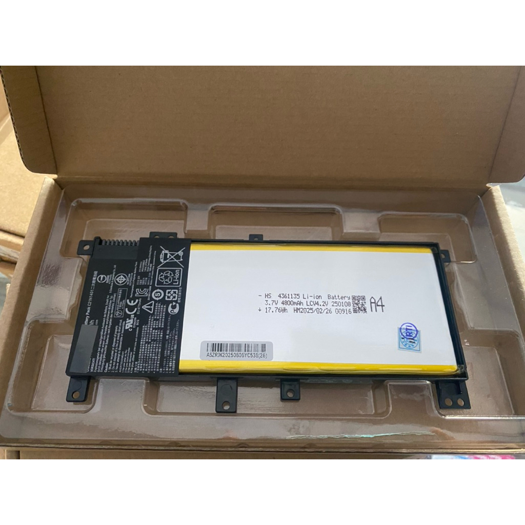 BATERAI LAPTOP ASUS C21N1401 A455L | K455 series | R455LD | X454 series | X455 series | Y483LD | F45