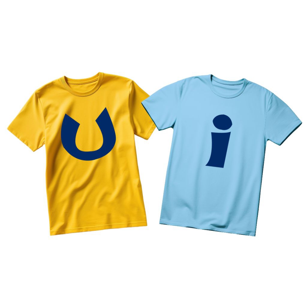 Kaos Upin Ipin - Icon Upin dan Ipin - U dan I - By kvnstore