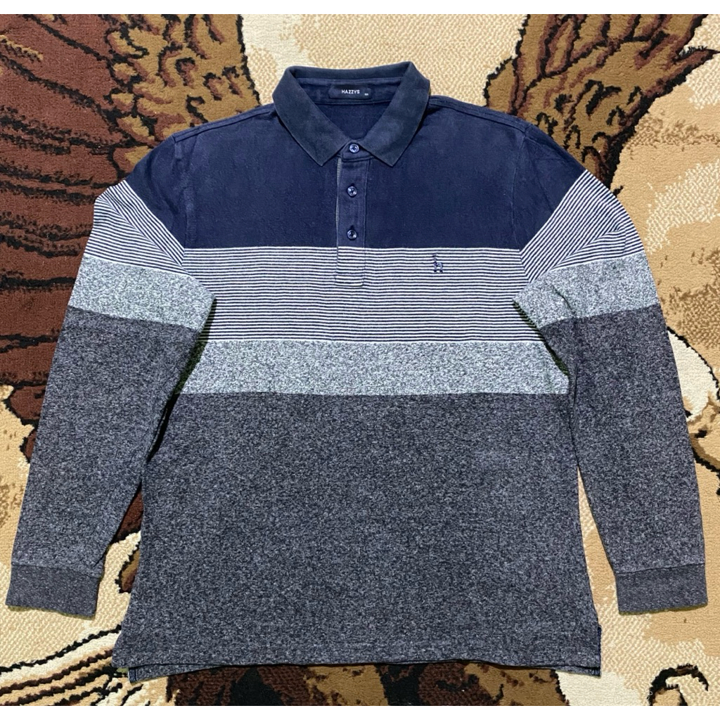 HAZZYS KAOS POLO / KERAH LENGAN PANJANG / T-SHIRT LONG SLEEVE