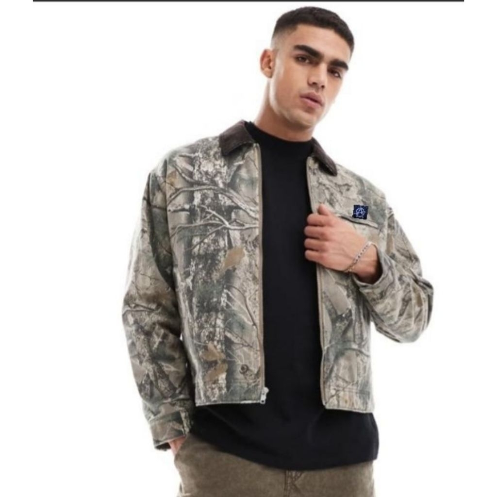 WORK JACKET PRIA MOTIF JUNGLE