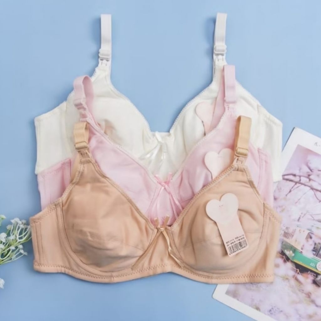 (Toko Dix) MATERNITY BRA BH MENYUSUI TANPA KAWAT TANPA BUSA SIZE 34 NURSING BRA