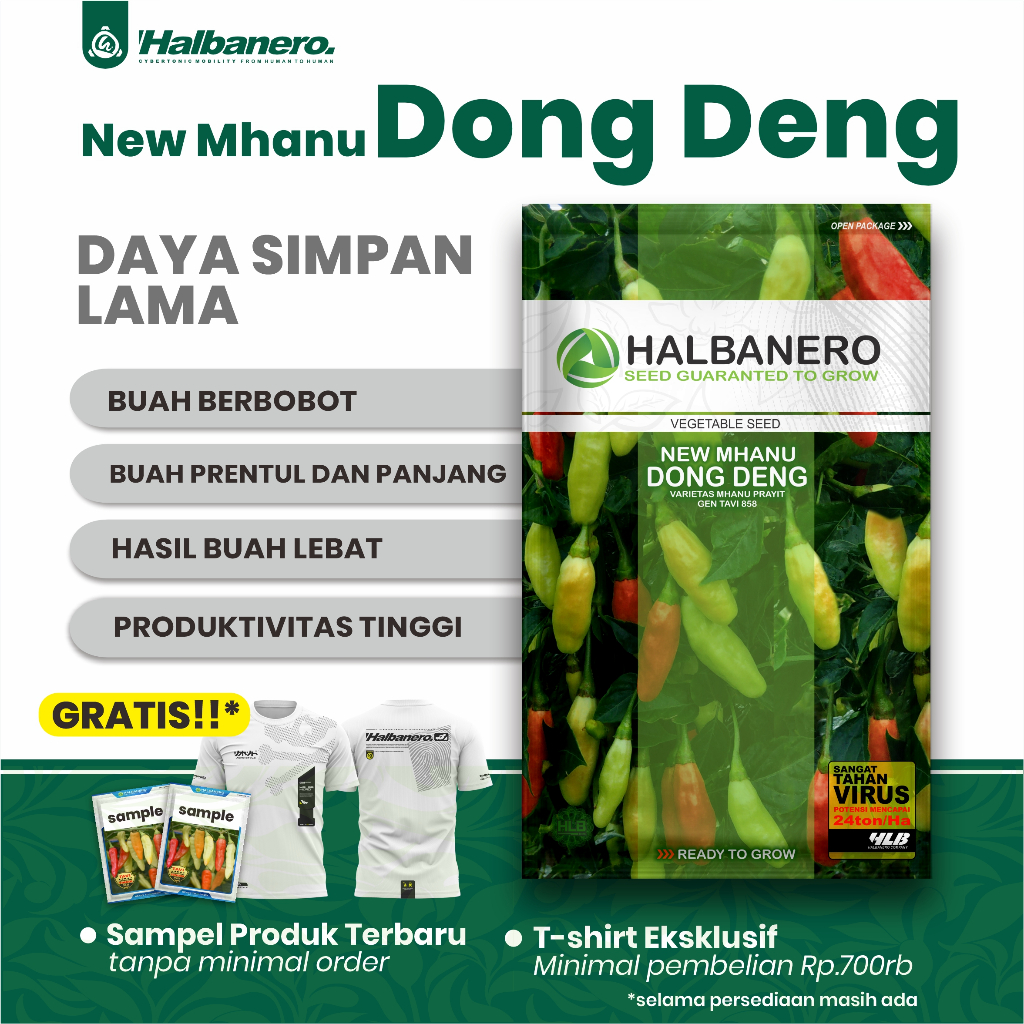 BENIH CABAI NEW MHANU DONG-DENG - HALBANERO