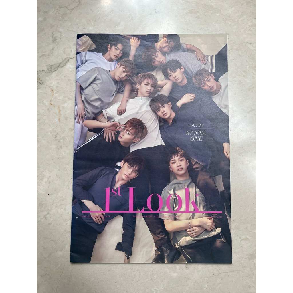 WannaOne 1st Look Magazine