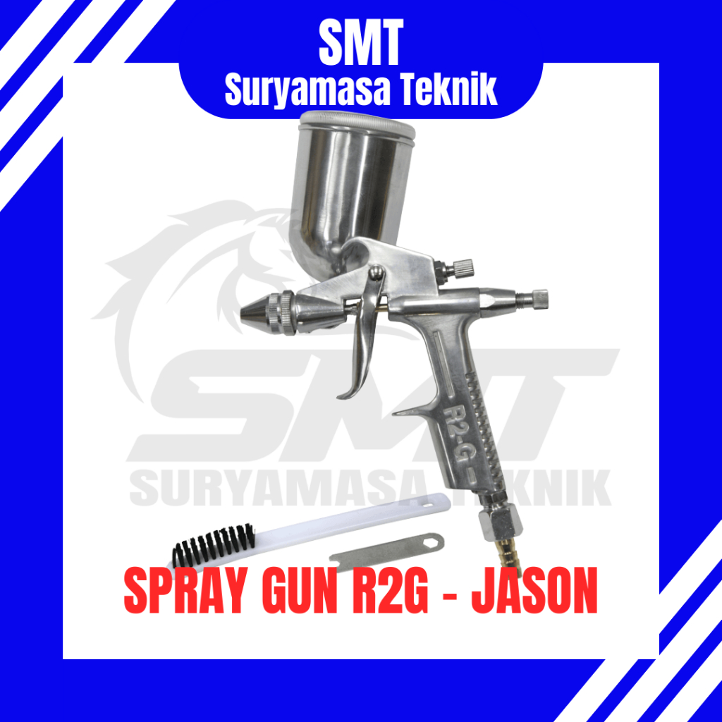 SPRAY GUN MINI JASON R2G & R3G - SPET CAT KECIL TABUNG ATAS