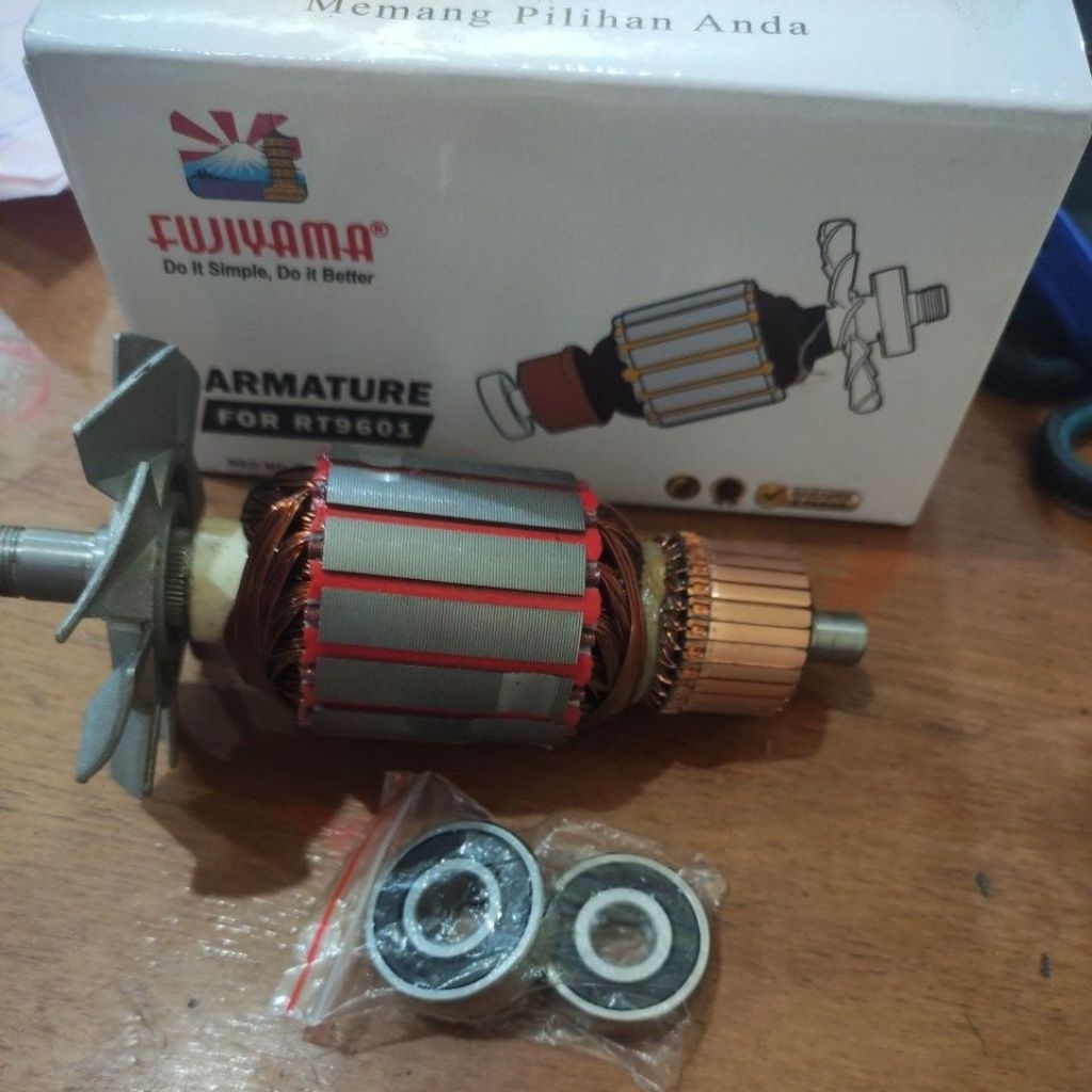 Armature Router Fujiyama RT 9601 / jantung mesin router fujiyama 9601/ jantung mesin router fujiyama