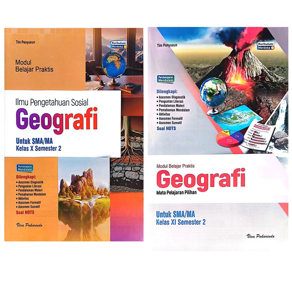 LKS VIVA PAKARINDO SMA MA GEOGRAFI KELAS 10 11 SEMESTER 2 GENAP KURIKULUM MERDEKA TA.2025/2026