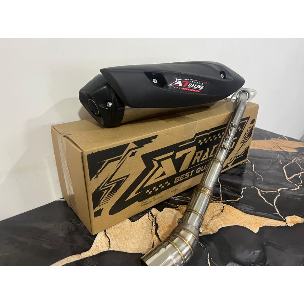 knalpot original A7 racing knalpot MX 135 new MX old Vixion cbr150
