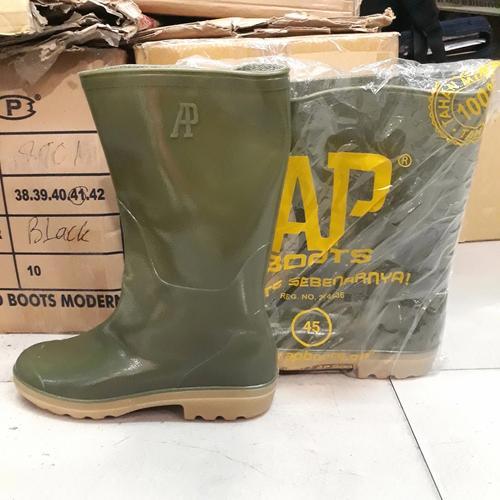 SEPATU BOOT KARET PETANI SAWAH TERNAK MANCING Sepatu Boot Hitam / Sepatu Proyek Hitam / Sepatu Boot 