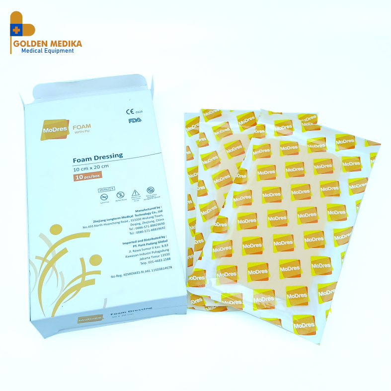 Foam Dressing/ Modress Foam 10x20 With PU Coklat (ECER)