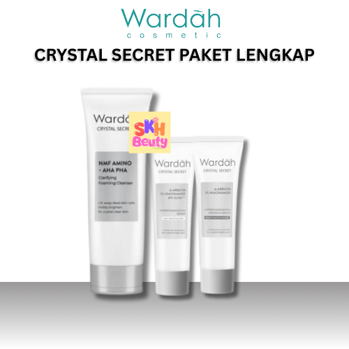 WARDAH Paket Crystal Secret Lengkap ( 3 Produk )