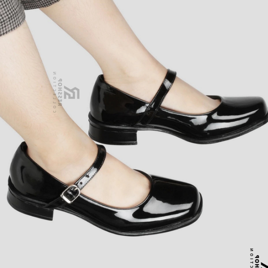 Sepatu PDH Dinas Polwan  Sepatu Formal Kerja Wanita Pantofel Paskibra Sekolah Wanita Pdh Secwan Guru