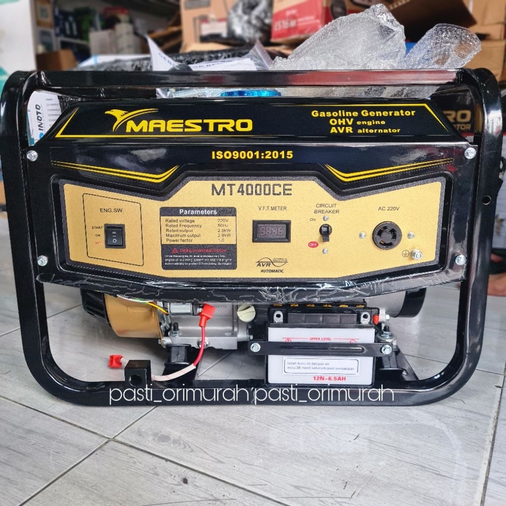 Gasoline Generator Maestro MT4000CE MT4000 CE AVR 2000w 2000watt 2800w 2500 watt 2000 watt / MT 4000