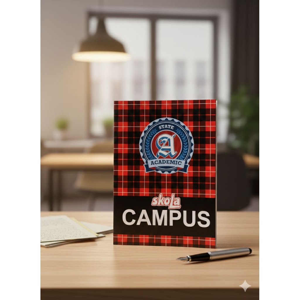 Buku Tulis Campus Panjang Merek skola